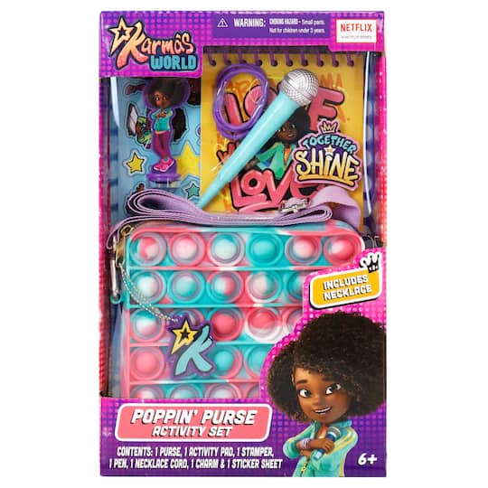 Karma's World Poppin Purse Activity Set